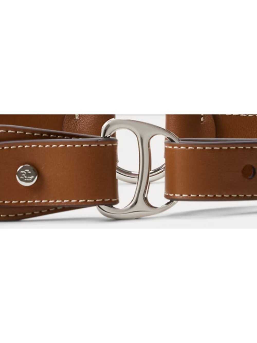 Ralph Lauren Equestrian New with tags Womens D-Ring Brown Leather belt Sz M - Picture 2 of 7